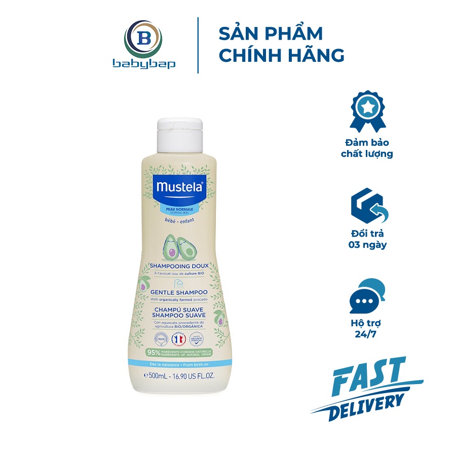 Dầu Gội Mustela Gentle Shampoo