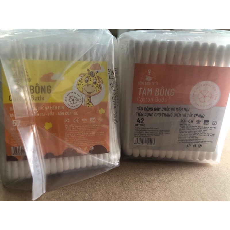 Tăm bông Meriday - Bông Bạch Tuyết