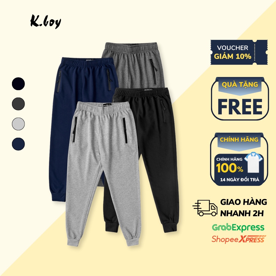 Quần jogger nam chất liệu  thun da cá thoáng mát from dáng thể thao  thích hợp dạo phố, gym JG08