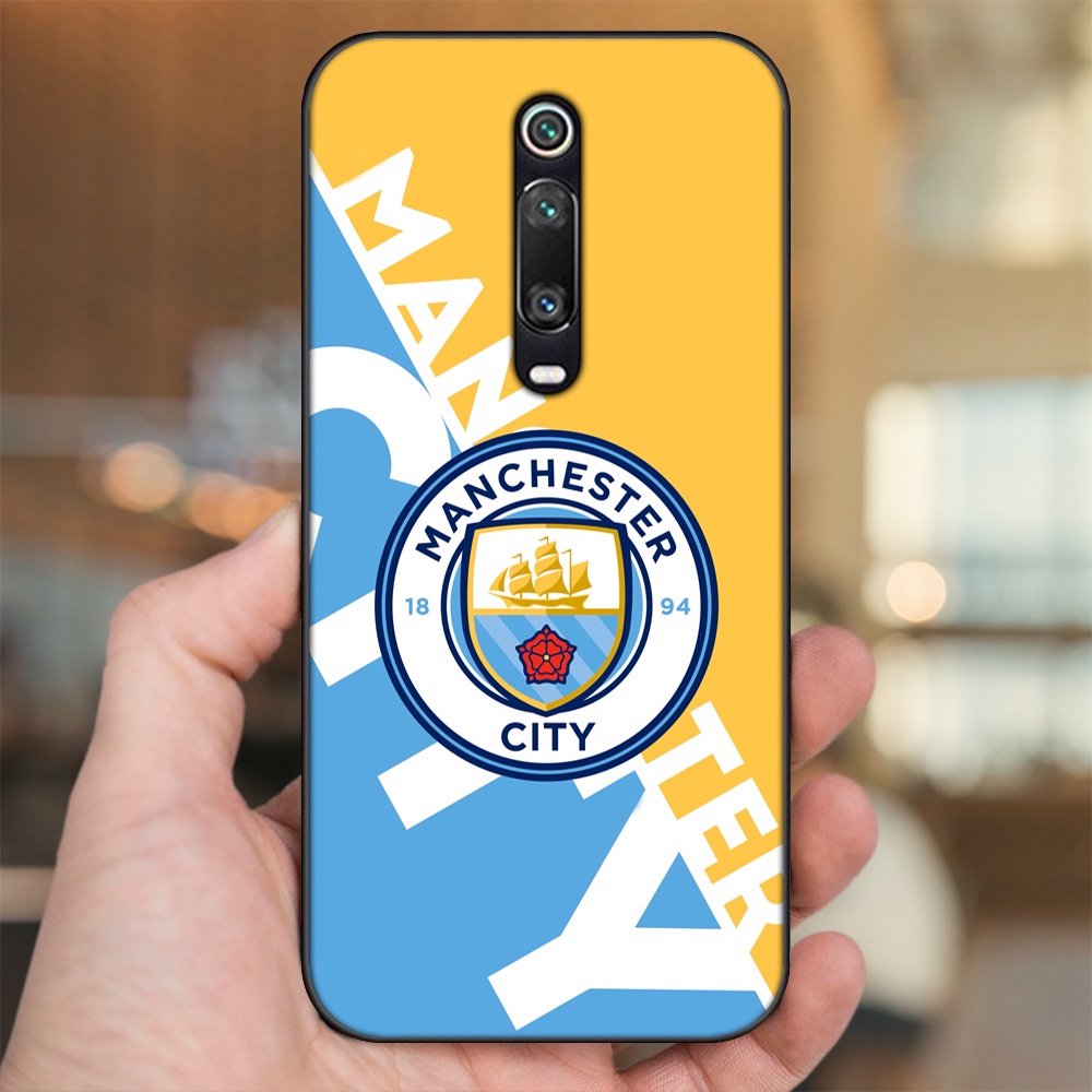 Ốp lưng Xiaomi K20, K20 Pro, Mi 9T viền đen in hình Manchester City MC