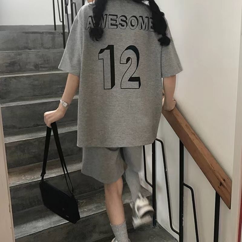 Set Đồ Thể Thao Mùa Hè Phong Cách Hàn Quốc Mới Cho Nữ