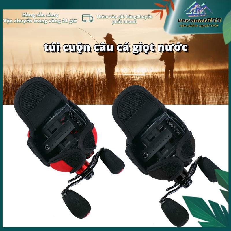 Có thể bán buôn Túi đựng đồ câu cá không thấm nước Baitcasting Túi bảo vệ bánh xe cá  Hàng giao ngay Vermont055