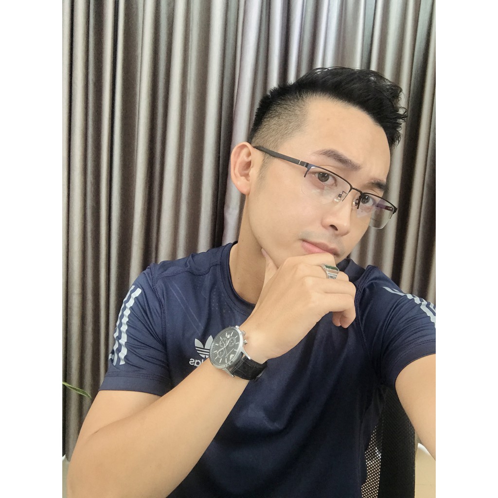 Gọng kính Vuông Hợp Kim Siêu Nhẹ Ouress J7758 Cực Nhẹ Nam Tính