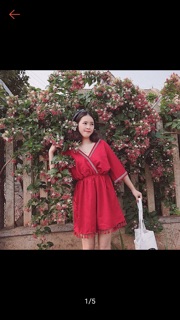 |HÀNG CÓ SẴN| Jump đỏ thổ cẩm boho vintage style