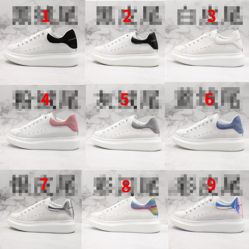 Giày Thể Thao Alexander McQueen Bằng Da Thật Cao Cấp Thiết Kế Cá Tính