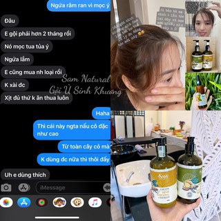 Dầu gội gừng Sinh Khương 100% từ thiên nhiên Sam Natural 500ml | BigBuy360 - bigbuy360.vn