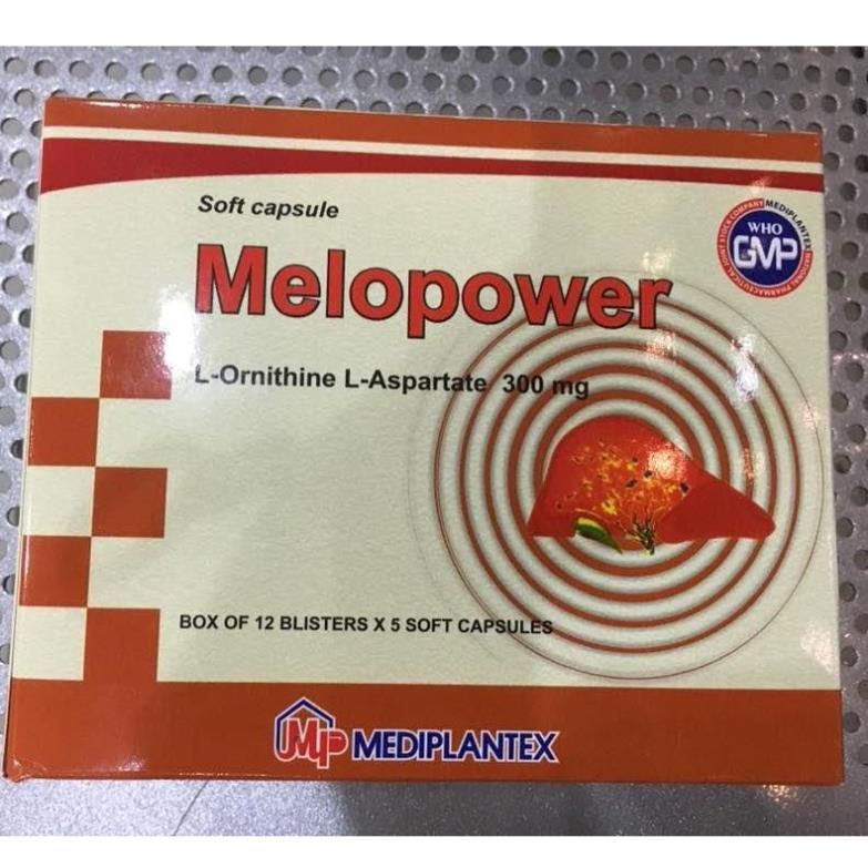 [GIÁ GỐC] Melopower Hỗ trợ bổ gan, giải độc gan hiệu quả - Hộp 60 viên