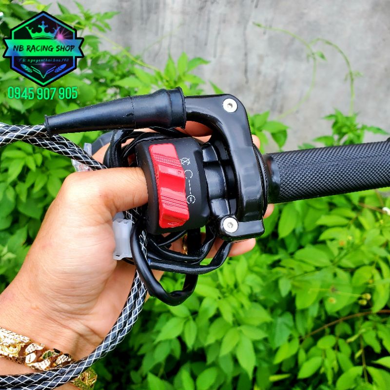 COMBO Cùm TZM TFX Bấm Sẵn Dây Ga Giắc Cắm Cho Satria Raider Sonic.NB Racing Shop