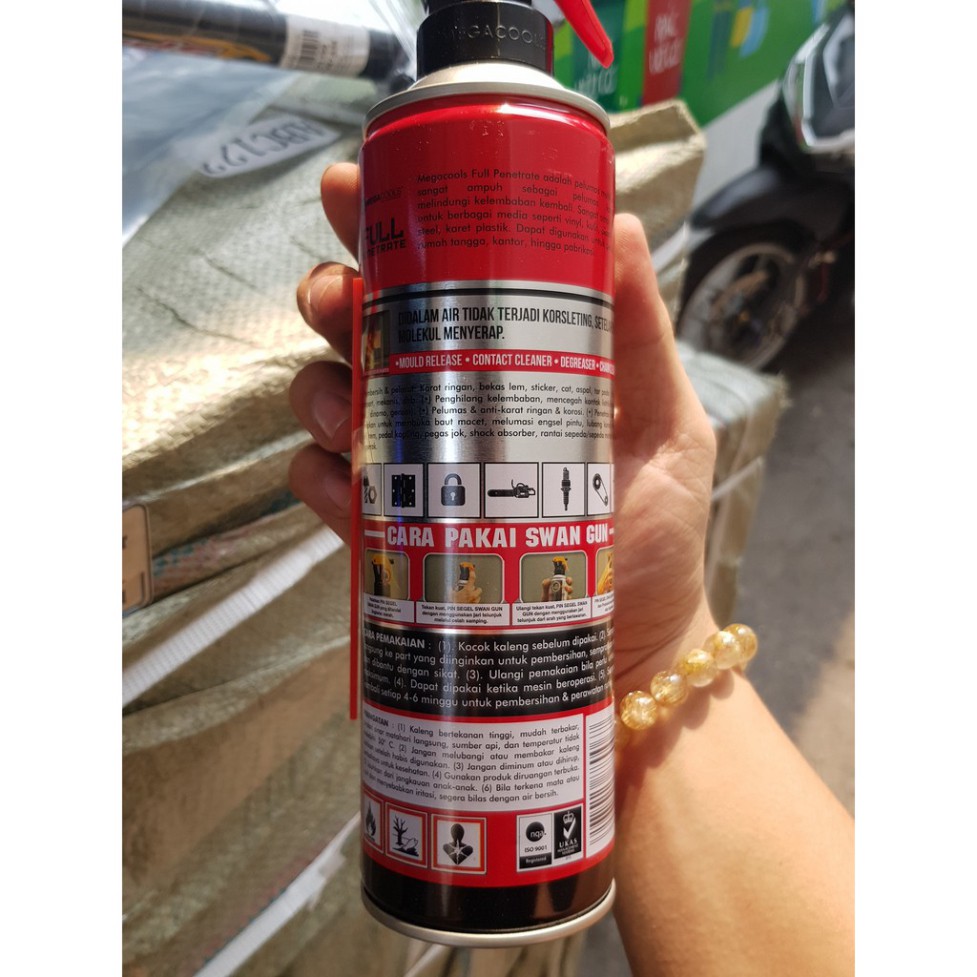 MEGACOOLS FULL PENETRATE 500ml Rửa sên, phá sét, chống ăn mòn, chống oxi hóa,MS 800 ĐẠI KA STORE