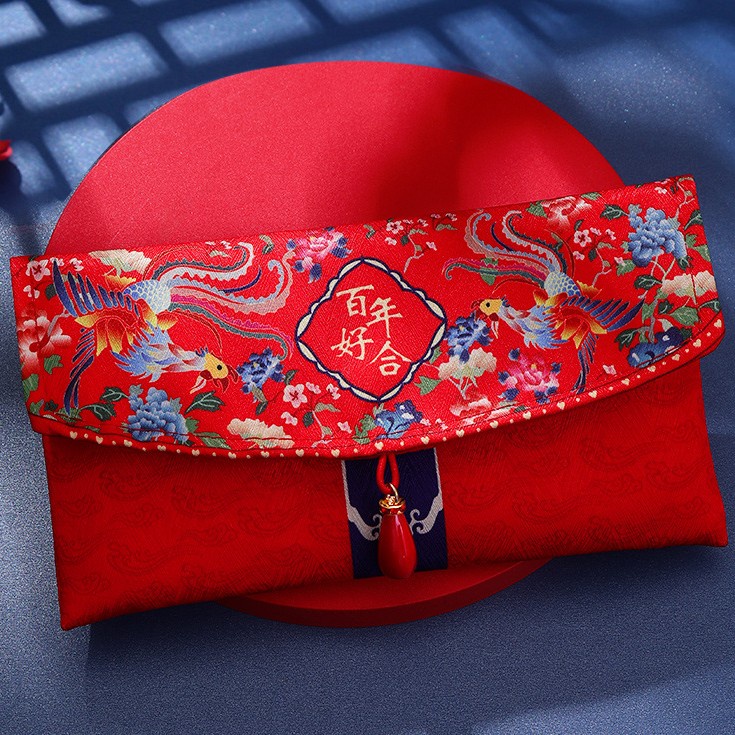 Lì xì vải gấm hàng cao cấp, vải dày, bao siêu to  , Lì xì cưới, đặt mâm tráp , lễ đen