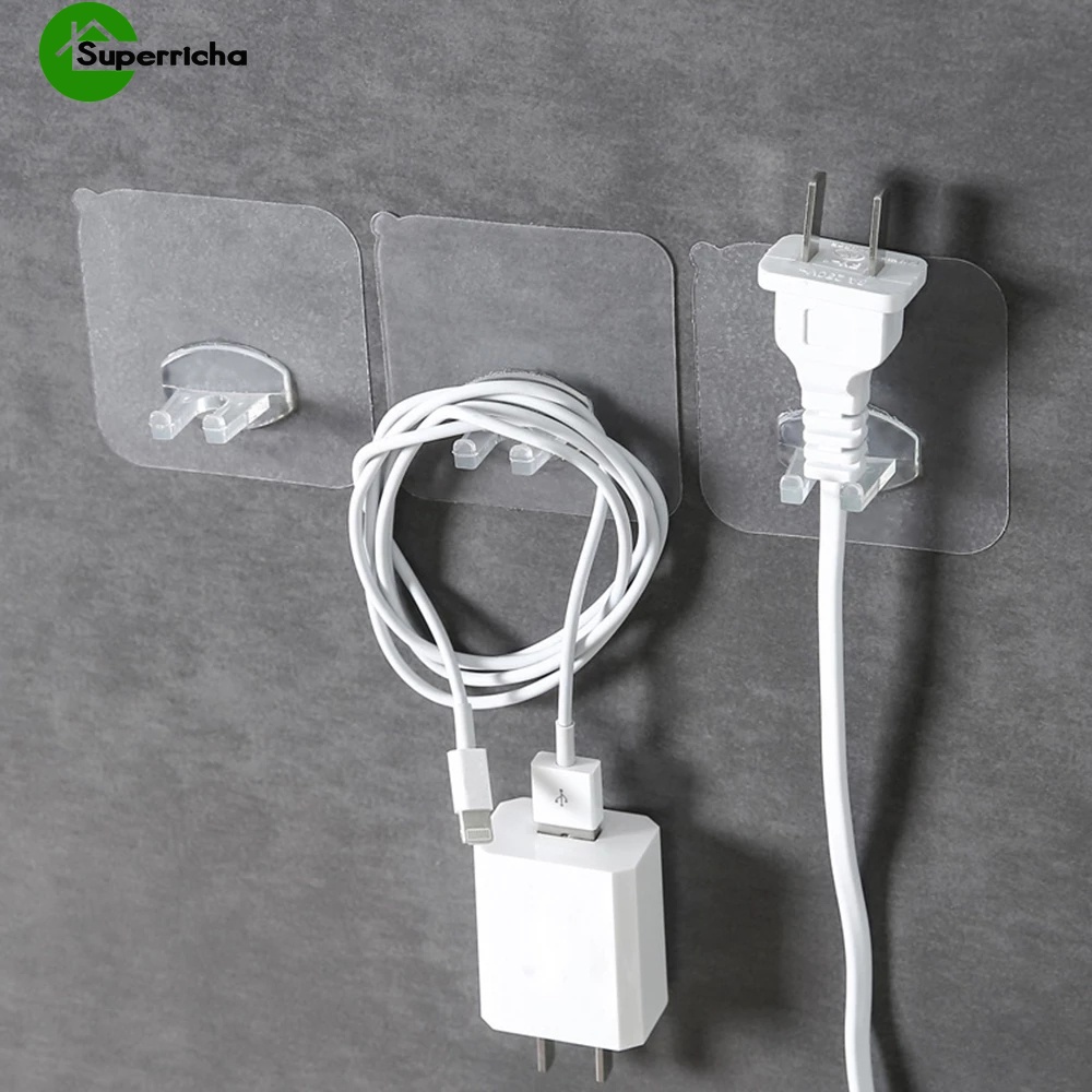 1 giá đựng bàn chải đánh răng gắn tường trong suốt tiết kiệm không gian đa năng