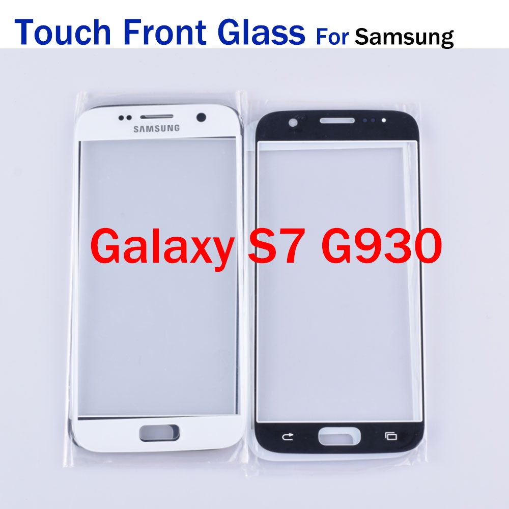 Thay thế LCD Màn hình cảm ứng phía trước Kính bên ngoài Ống kính cho Samsung Galaxy S7 G930 G930F G9