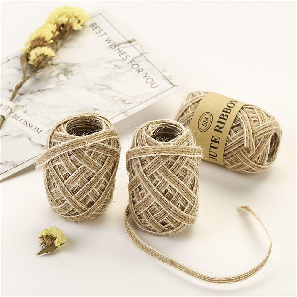 Cuộn Ruy Băng Vải Bố Phối Ren 0.5mm Dài 5 / 10M Phong Cách Vintage