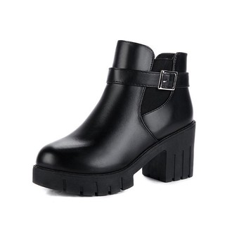 GIÀY BOOT CỔ THẤP MANG ĐƯỢC 2 KIỂU CÁ TÍNH MÀU ĐEN