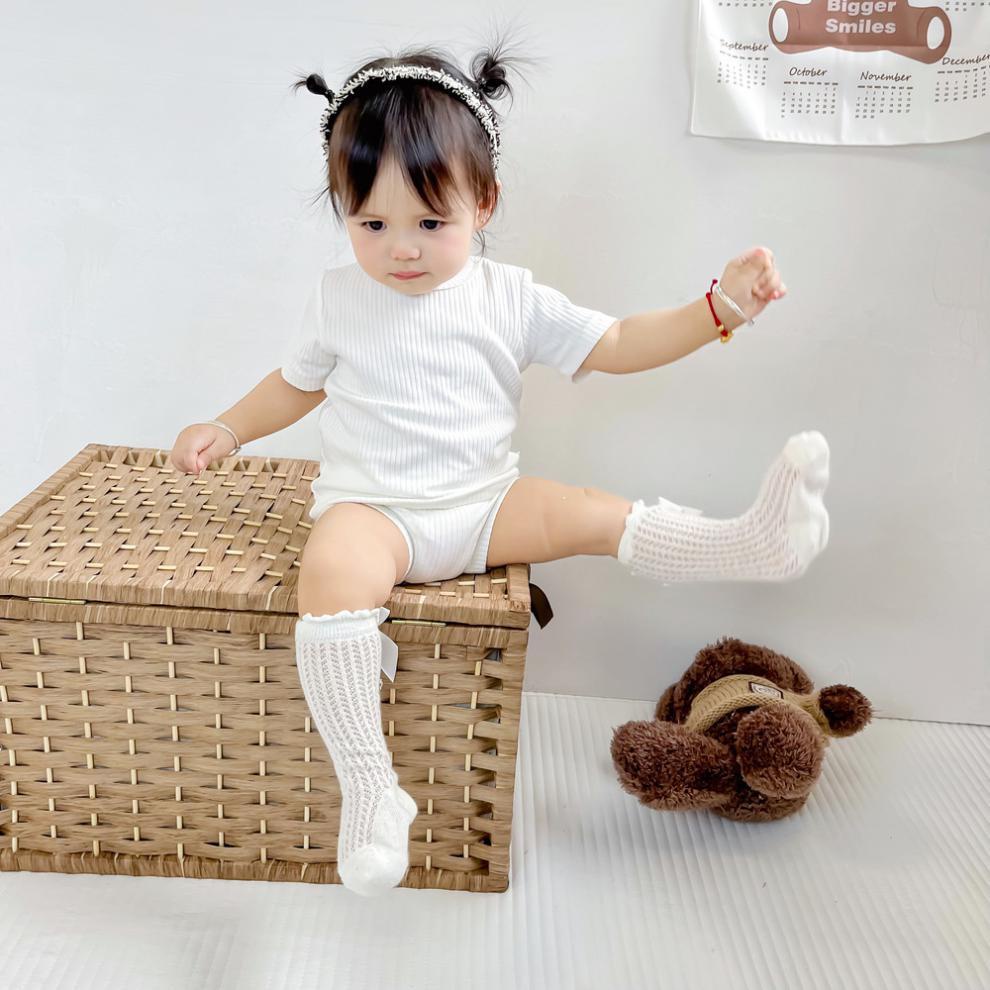 Bộ Quần Áo Cộc Thun Tăm KYS+ cho bé Trai bé Gái - Chất Liệu Cotton Tăm dày dặn chắc chắn (Size từ 6 - 24 Tháng) BR01