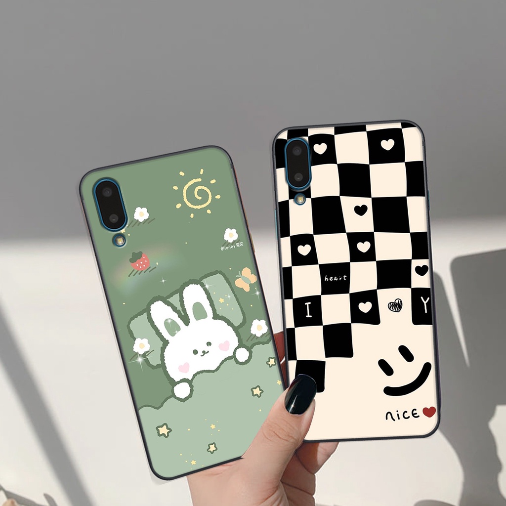 Ốp lưng Samsung Galaxy A02 / M02 in hình Gấu nâu - hồng, Gấu Be@rick  cực CUTE, DỄ THƯƠNG