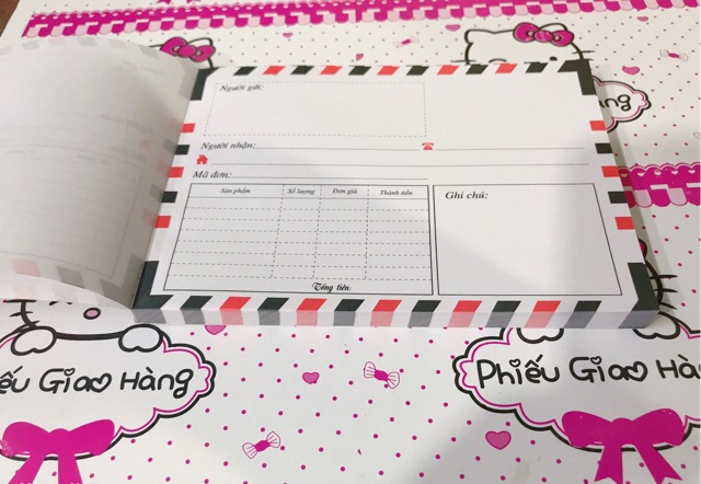 Phiếu ship hàng 100 trang giá rẻ