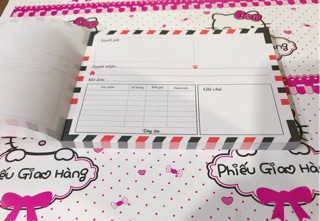 Phiếu ship hàng(Phiếu giao hàng 1 liên) 100 trang giá rẻ
