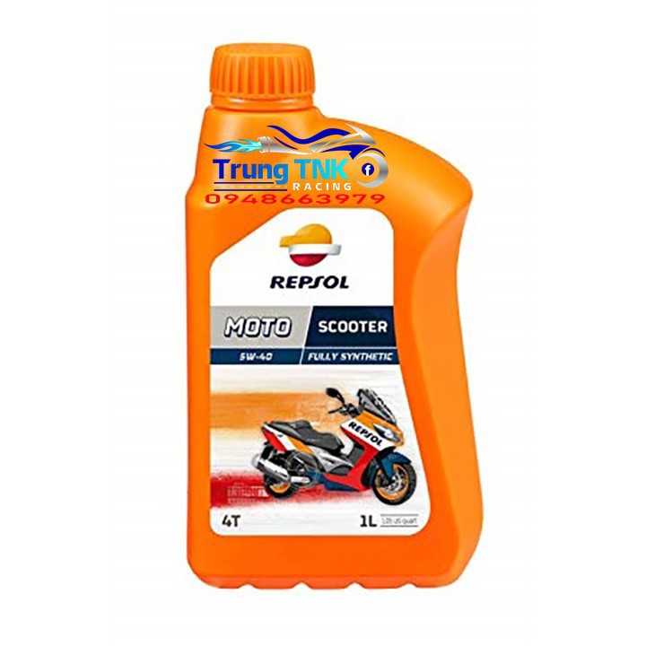 Nhớt Repsol Moto Scooter 4T 5W40.