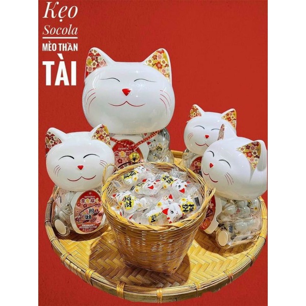 100gr kẹo socola mèo thần tài may mắn