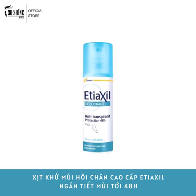 KHỬ MÙI CHÂN DẠNG XỊT 100ML (ETIAXIL DEODORANT 48H PIEDS)