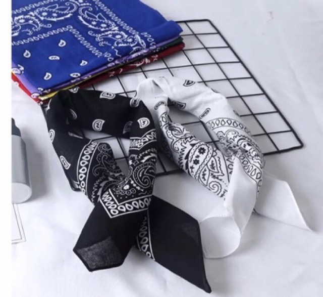 Khăn bandana EXO size 55x55cm phong cách street style chất polyester