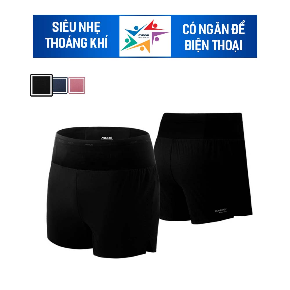 Quần Short Chạy Bộ Nam Có Lót Trong Aonijie FM5109 Siêu Thoáng Khí Thấm Hút