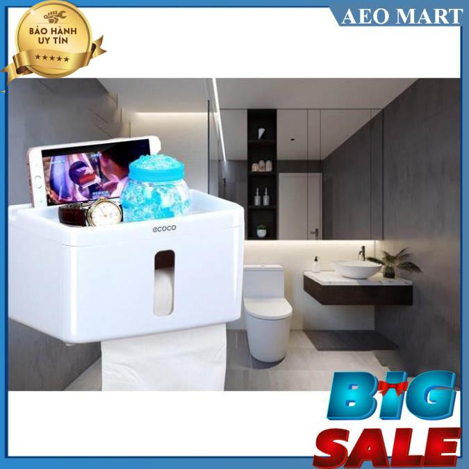 Big sale -  kệ để giấy nhà vệ sinh,Kệ treo giấy vệ sinh đa năng Ecoco D-08 ()
