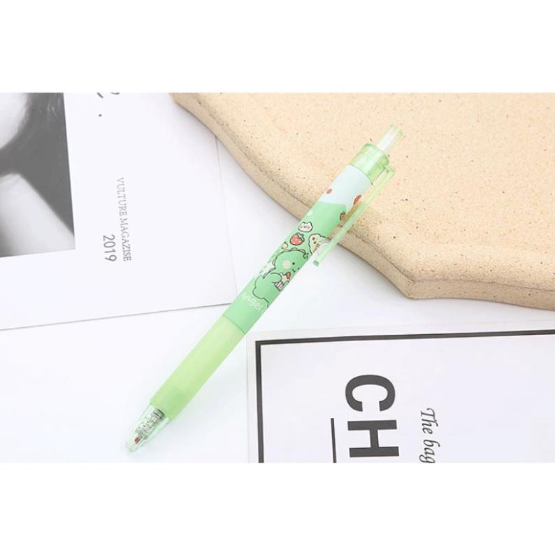 Bút Gel Bấm Khủng Long Mực Đen 0,5mm Ngộ Nghĩnh H151