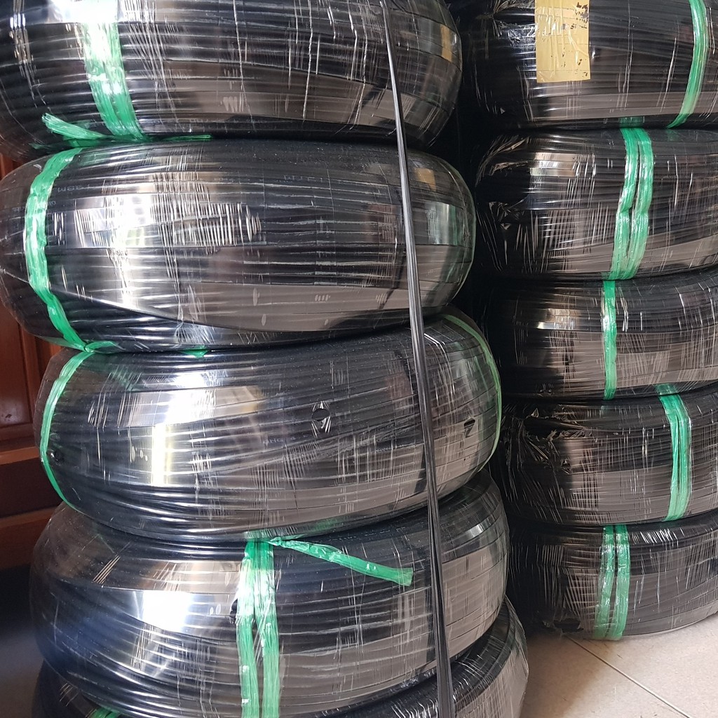 Giá sỉ Cuộn 100m Ống LDPE 6x8mm dùng trong hệ thống tưới tự động.