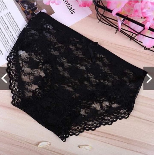 LỐ 10 QUẦN LÓT REN HOA MỎNG SIÊU SEXY 3808