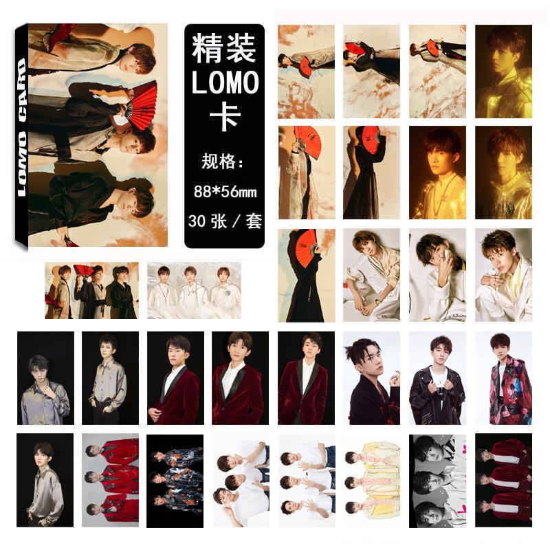 Hộp ảnh Lomo 30 tấm nhóm nhạc TFboys nhiều mẫu cực đẹp