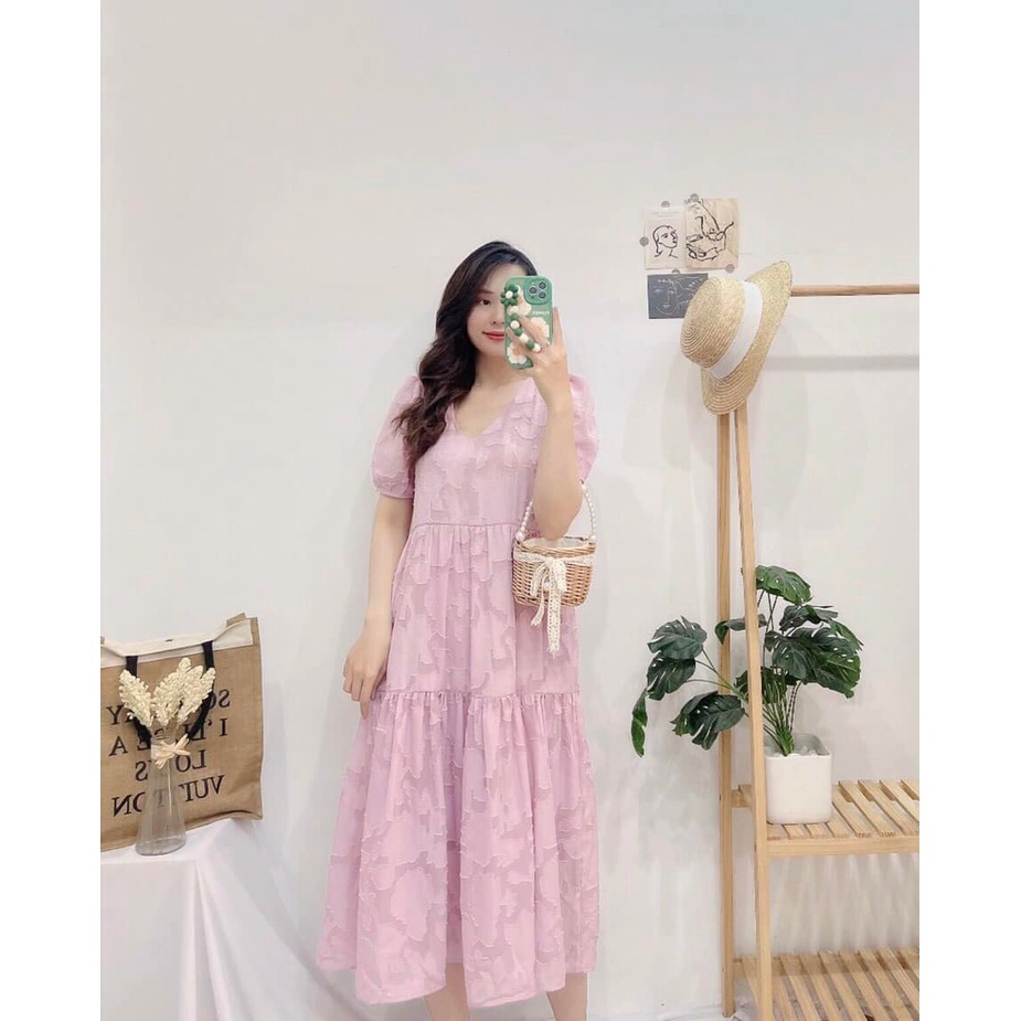 ĐẦM HOA BABYDOL DÁNG XÒE CỰC SANG TRỌNG-Hình shop chụp thật