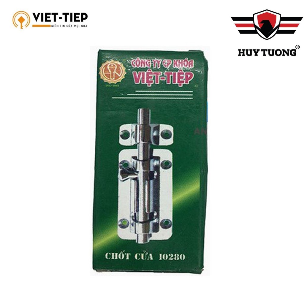 Chốt cửa chốt ngang an toàn cao cấp Việt Tiệp inox không gỉ