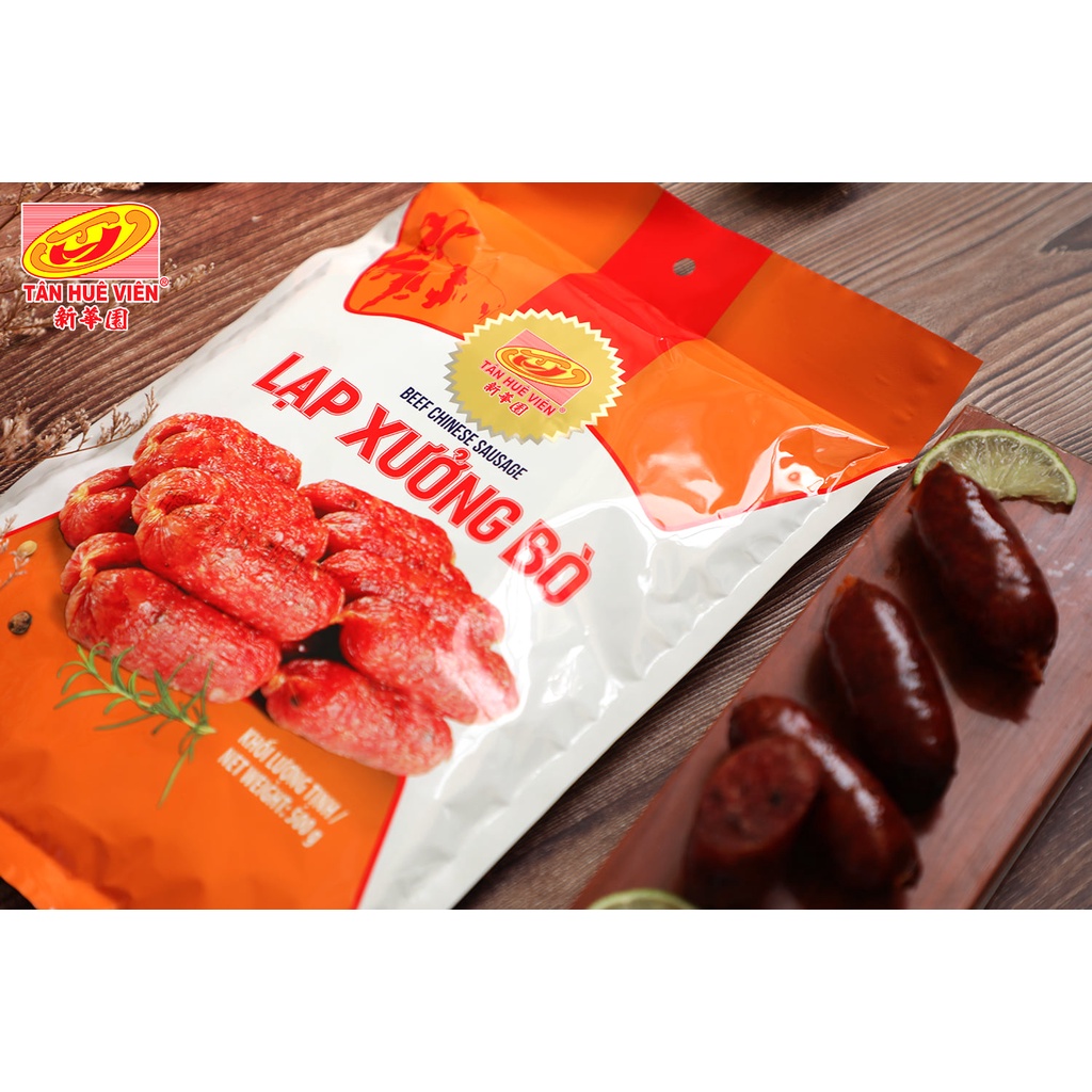 Lạp xưởng Bò TÂN HUÊ VIÊN 500g - MIỀN TÂY SÓC TRĂNG | BigBuy360 - bigbuy360.vn