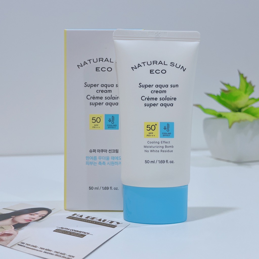 [AUTH] Kem chống nắng Natural Sun Eco Super aqua sun cream SPS 50+PA+++ THE FACE SHOP TFSN21