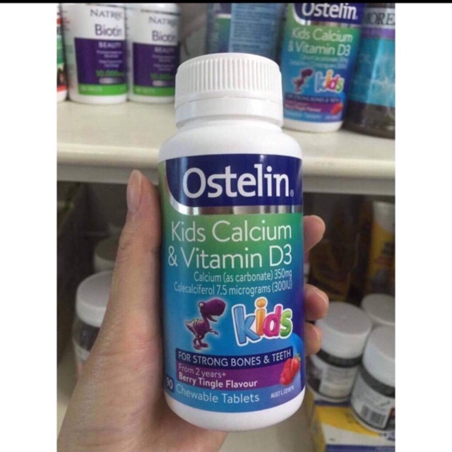 Vitamin D & calcium Ostelin kids Úc