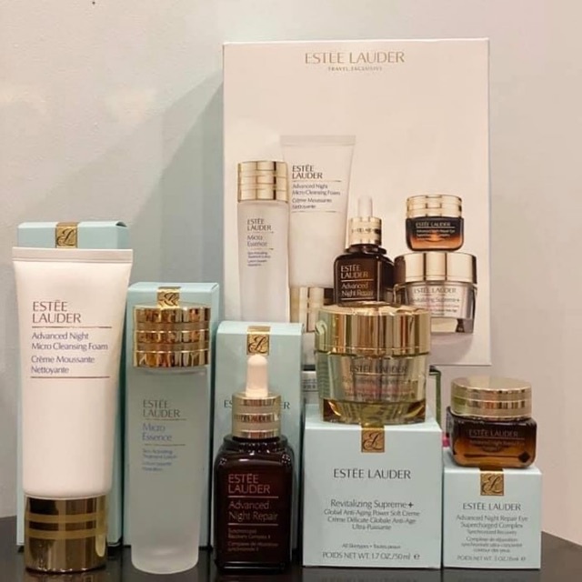 Set Bộ Dưỡng Da Estee Lauder Travel Exclusive 5 Món chuẩn auth