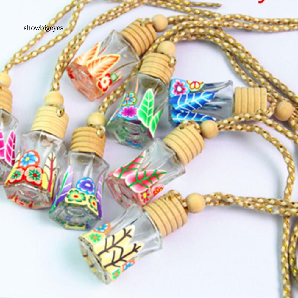 Bình Đựng Nước Hoa Treo Xe Hơi In Họa Tiết Gothic Độc Đáo