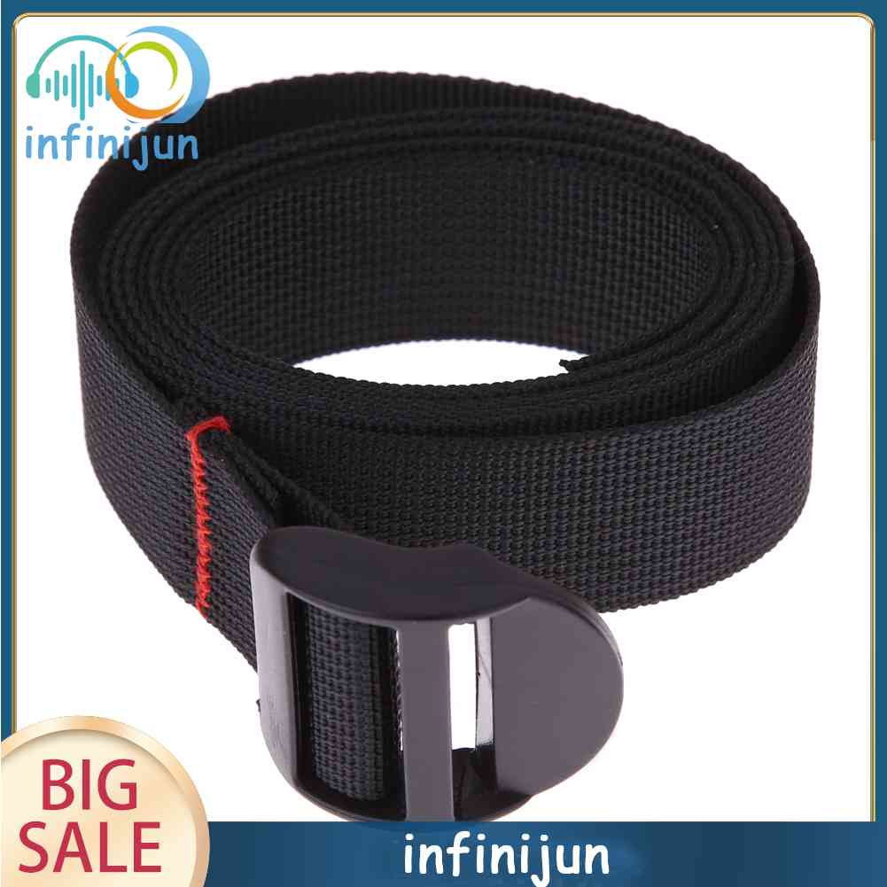 Dây Đai Buộc Hành Lý Bằng Nylon Màu Đen