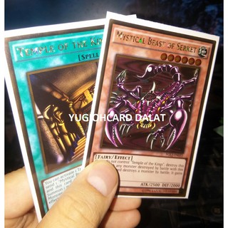 Thẻ bài Yugioh chính hãng Set Temple of the kings – gold rare