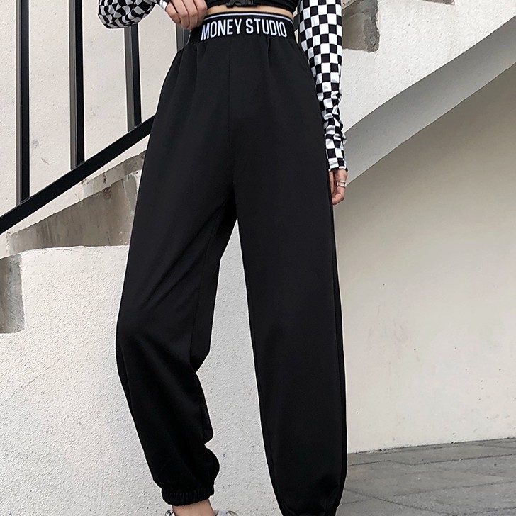 Quần dài thể thao phong cách Hàn Quốc cho nữ | BigBuy360 - bigbuy360.vn