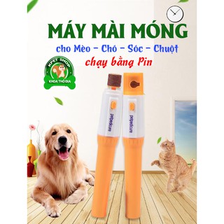 Máy dũa móng, mài móng chó mèo sóc, chạy bằng pin