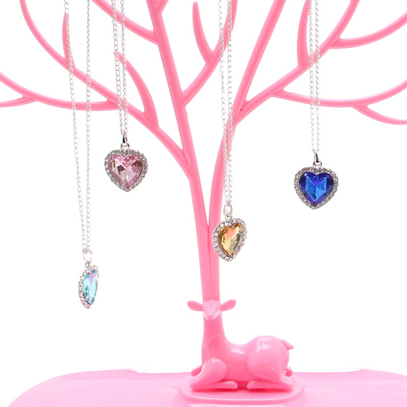 Flgo Giá Đỡ Trưng Bày Trang Sức Vòng Tay Vòng cổ Hình Cây Hươu