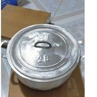 Nồi gang đúc thủ công số 28 dk 27cm đã xoa bóng