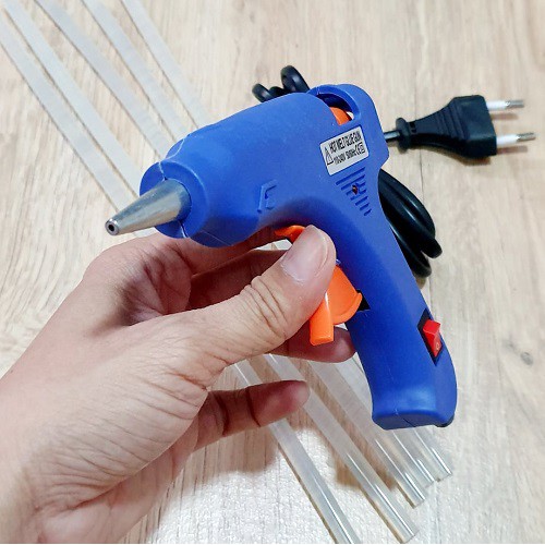 Bộ Dụng Cụ Dán Keo Nến và 5 Cây Keo Nến 6.5mm