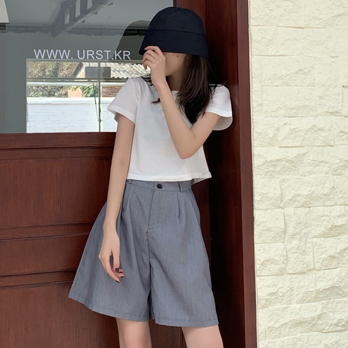 Xiaozhainv Áo thun ngắn tay thời trang mùa hè cho nữ
