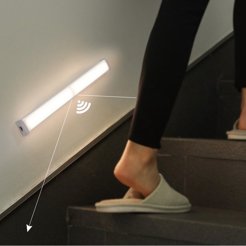 Đèn LED Cảm Biến Chuyển Động Không Dây Gắn Tủ Quần Áo/ Cầu Thang Tiện Dụng