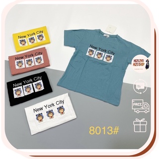 8013.ÁO PHÔNG ÁO THUN/ÁO PHÔNG NỮ/ÁO THUN NỮ/ ÁO COTTON CHỮ NEW YORK CITY TAY NGẮN PHOM RỘNG