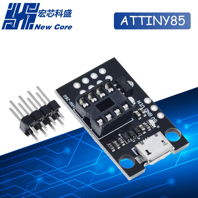 Bảng Mạch Phát Triển Attiny13a / Attiny25 / Attiny45 / Attiny85